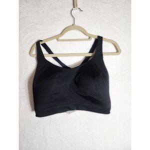 ATHLETA Advance Bra 38F Black Adjustable Straps
